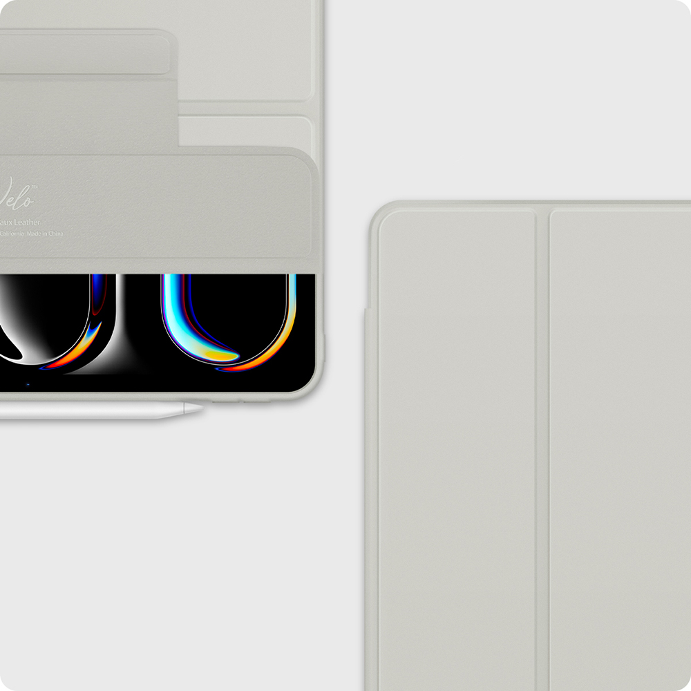 Etui Spigen Air Skin Pro OneTap do iPad Pro 13" 7 gen, 2024, szare